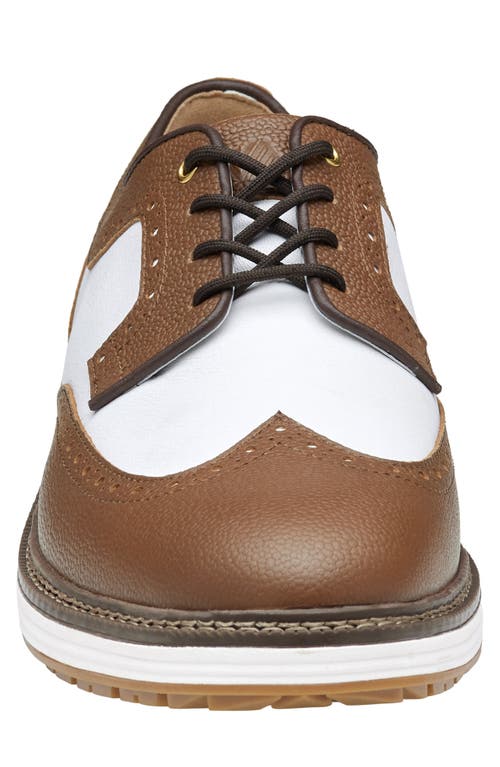 Johnston & Murphy Men's Waterproof Upton Gl3 Luxe Hybrid Shoes In Tan/white Wp Scotch Grain