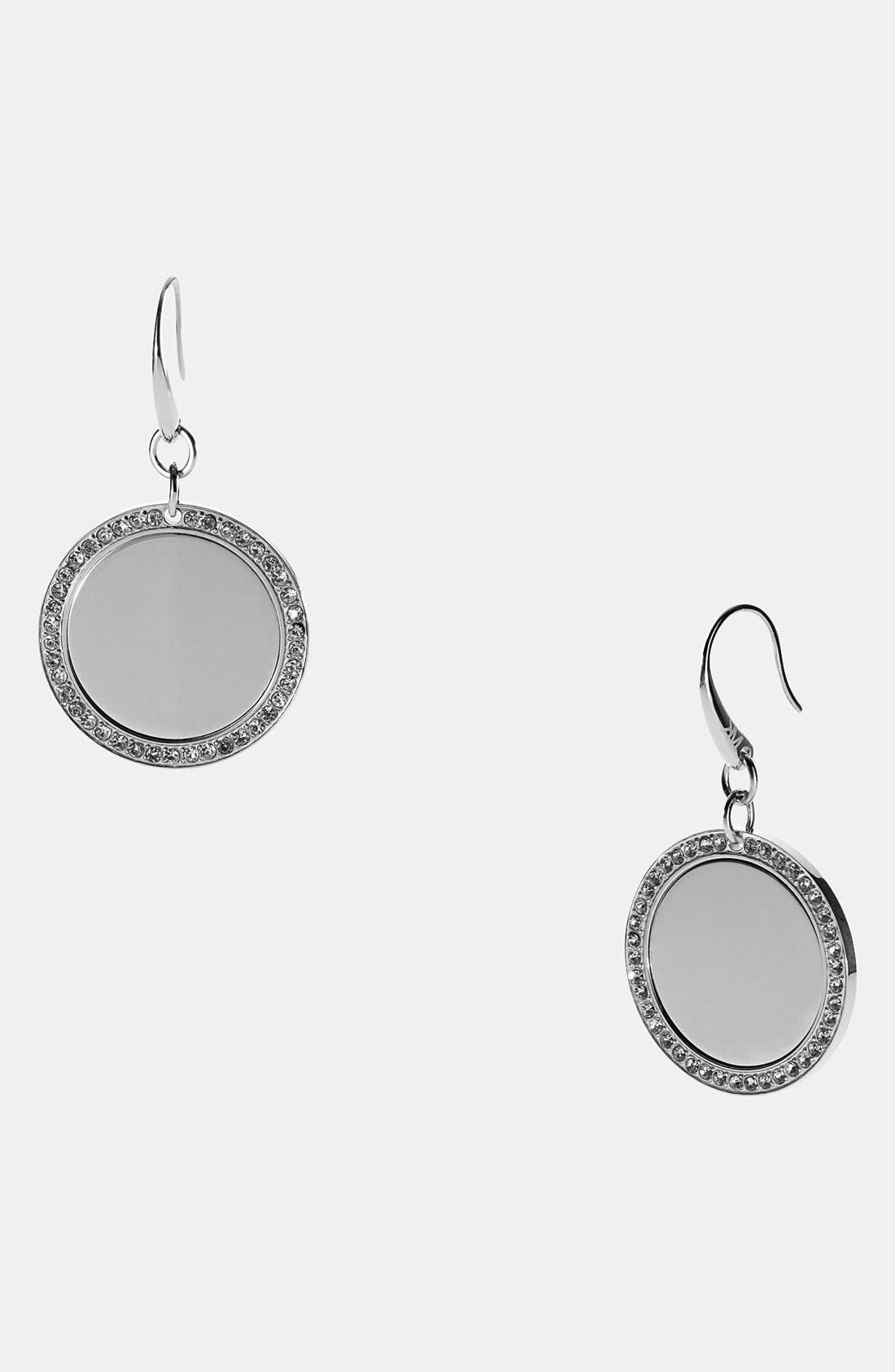 Michael Kors 'Brilliance' Disc Drop Earrings Nordstrom