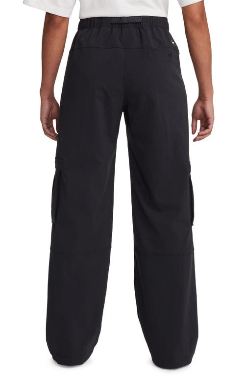 Shop Nike Smith Summit Zip Off Cargo Pants In Black/summit White