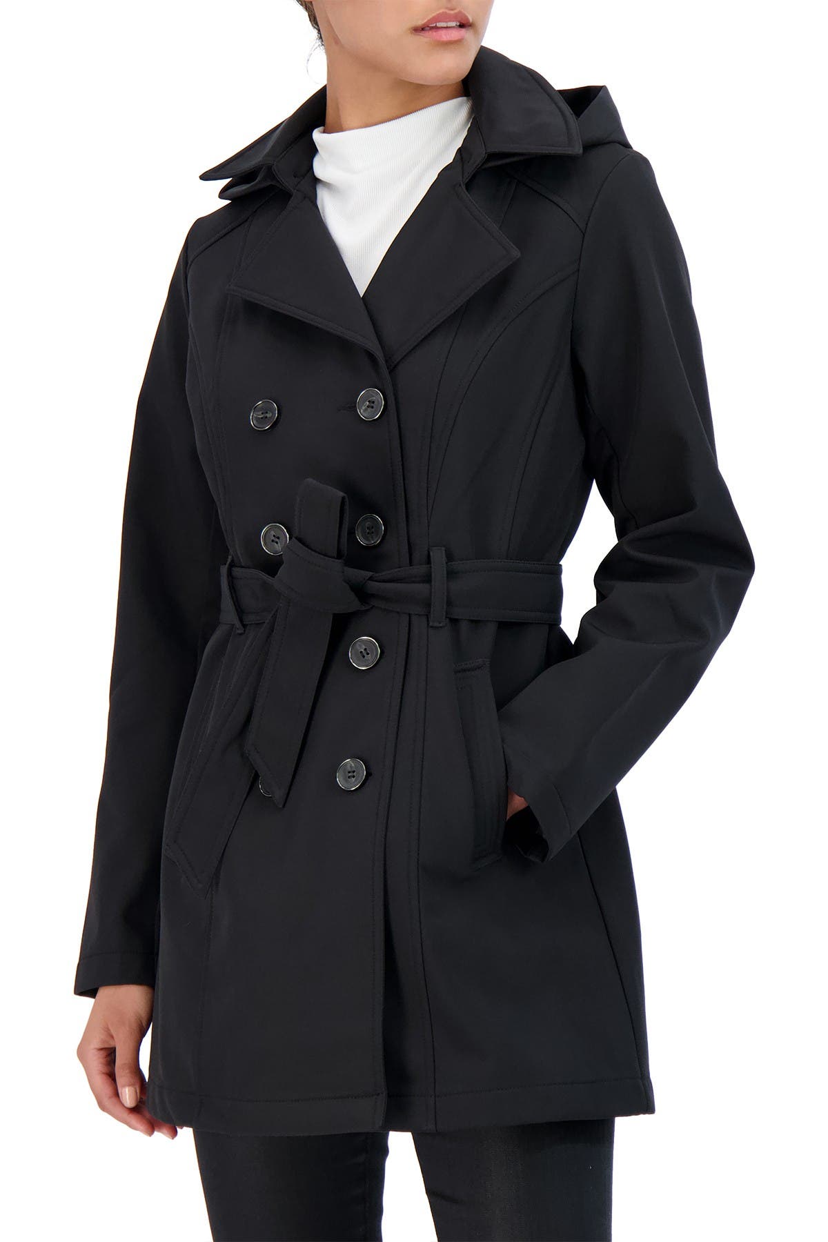 sebby softshell trench coat
