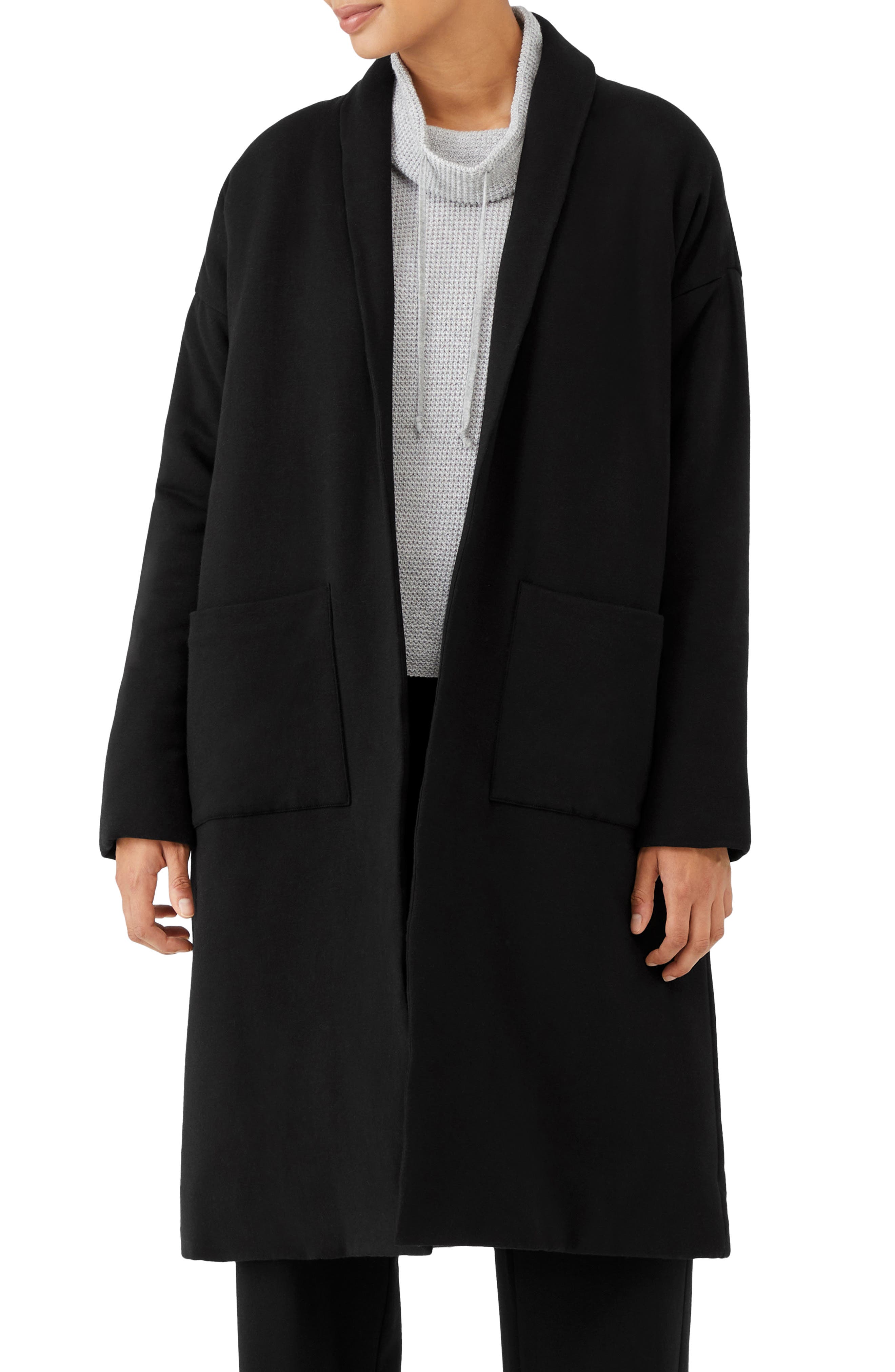 eileen fisher wool coats & jackets