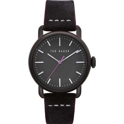Ted Baker London Tomcooa Leather Strap Watch, 40Mm