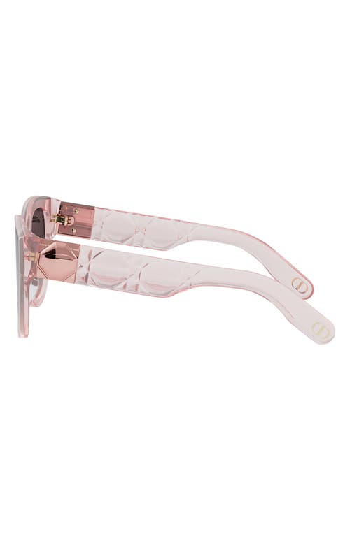 Shop Dior Lady 95.22 R3i 64mm Oversize Round Sunglasses In Shiny Pink/gradient Smoke