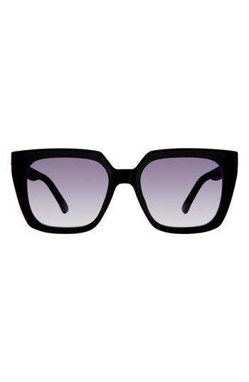 Kurt Geiger London 53mm Square Sunglasses In Black