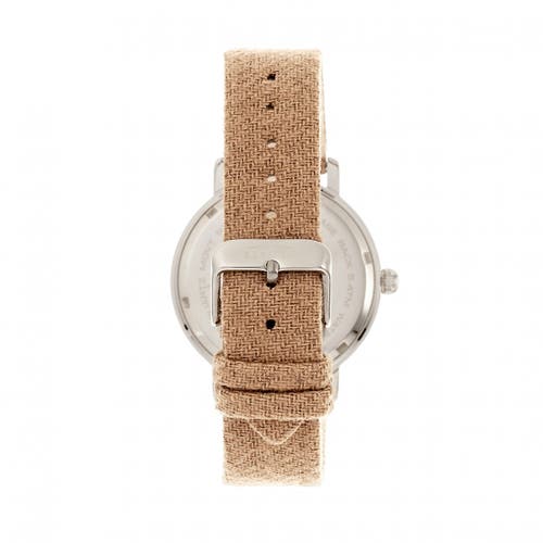 Elevon Northrop Wool-overlaid Leather-band Watch In Tan/black