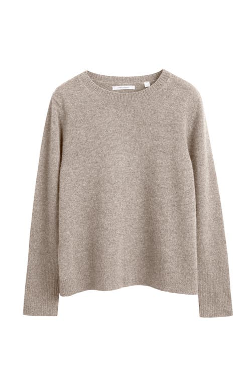 Shop Chinti & Parker Cashmere Boxy Sweater In Soft Truffle