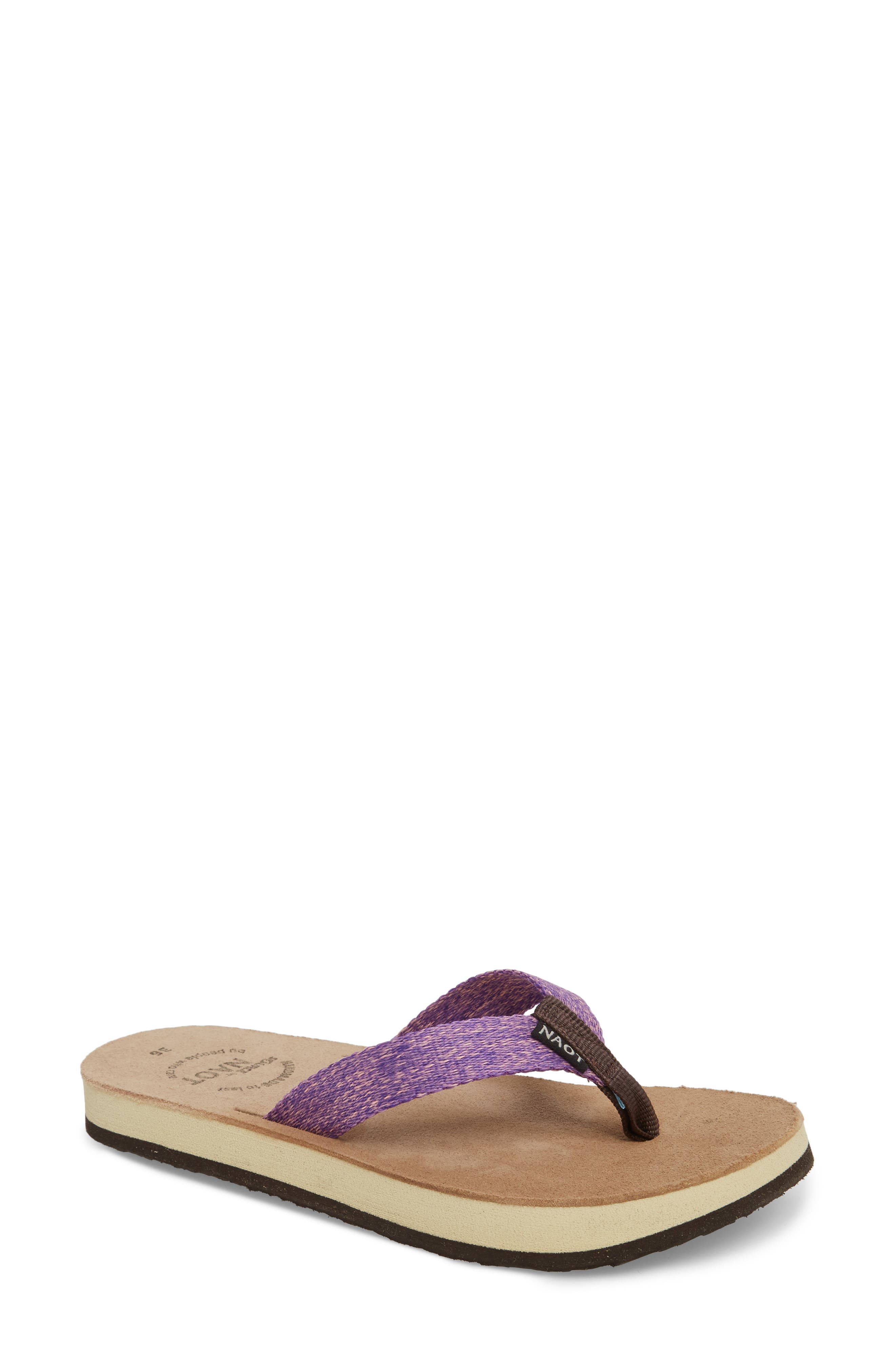 Naot Island Flip Flop, Purple