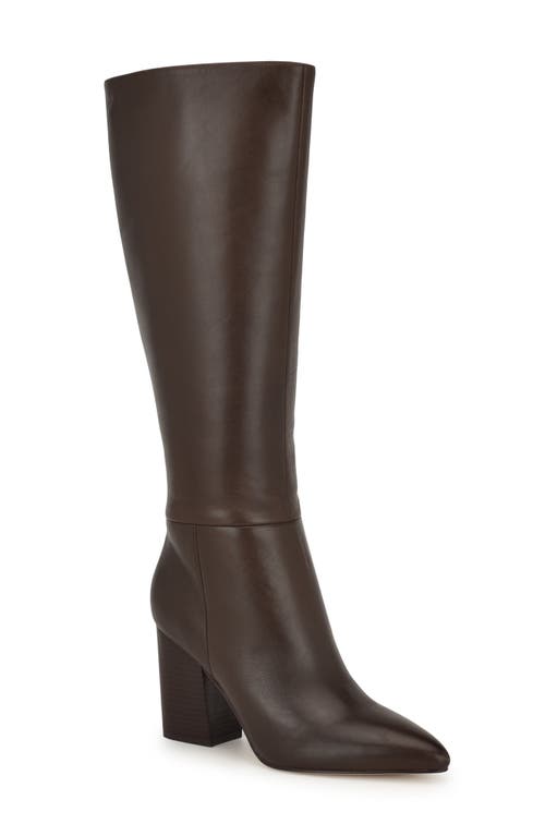 NINE WEST NINE WEST PEACHEY POINTED TOE KNEE HIGH BOOT 