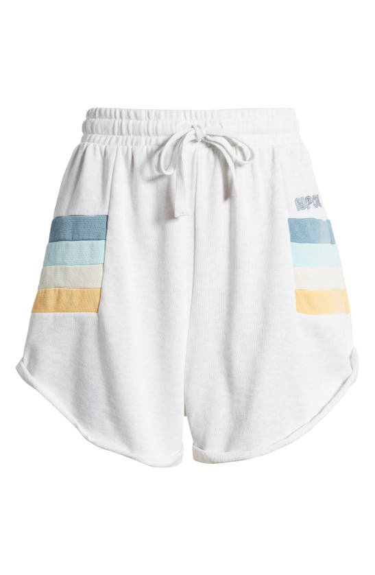 Shop Rip Curl Surf Revival Fleece Sweat Shorts In Grey Marle