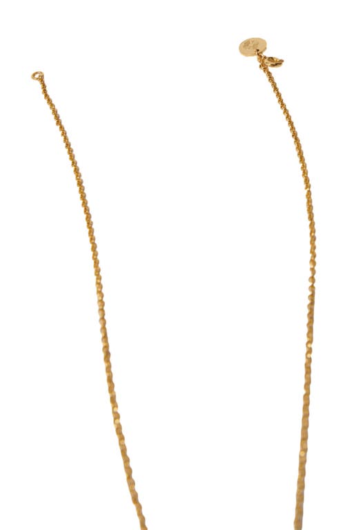 Shop Maje Clover Necklace In Gold