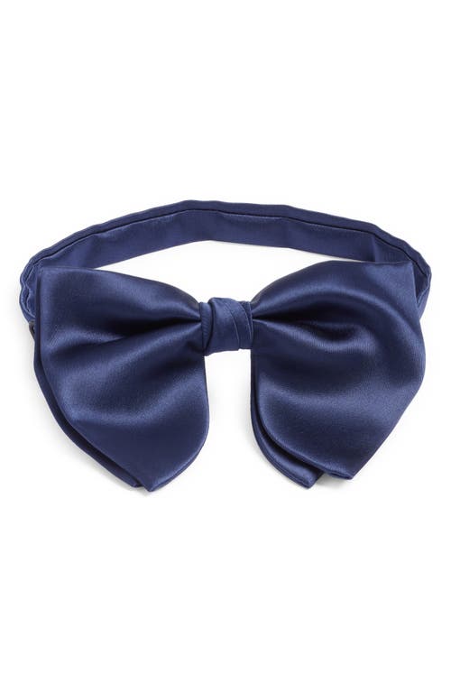 CLIFTON WILSON Navy Silk Butterfly Bow Tie in Blue at Nordstrom
