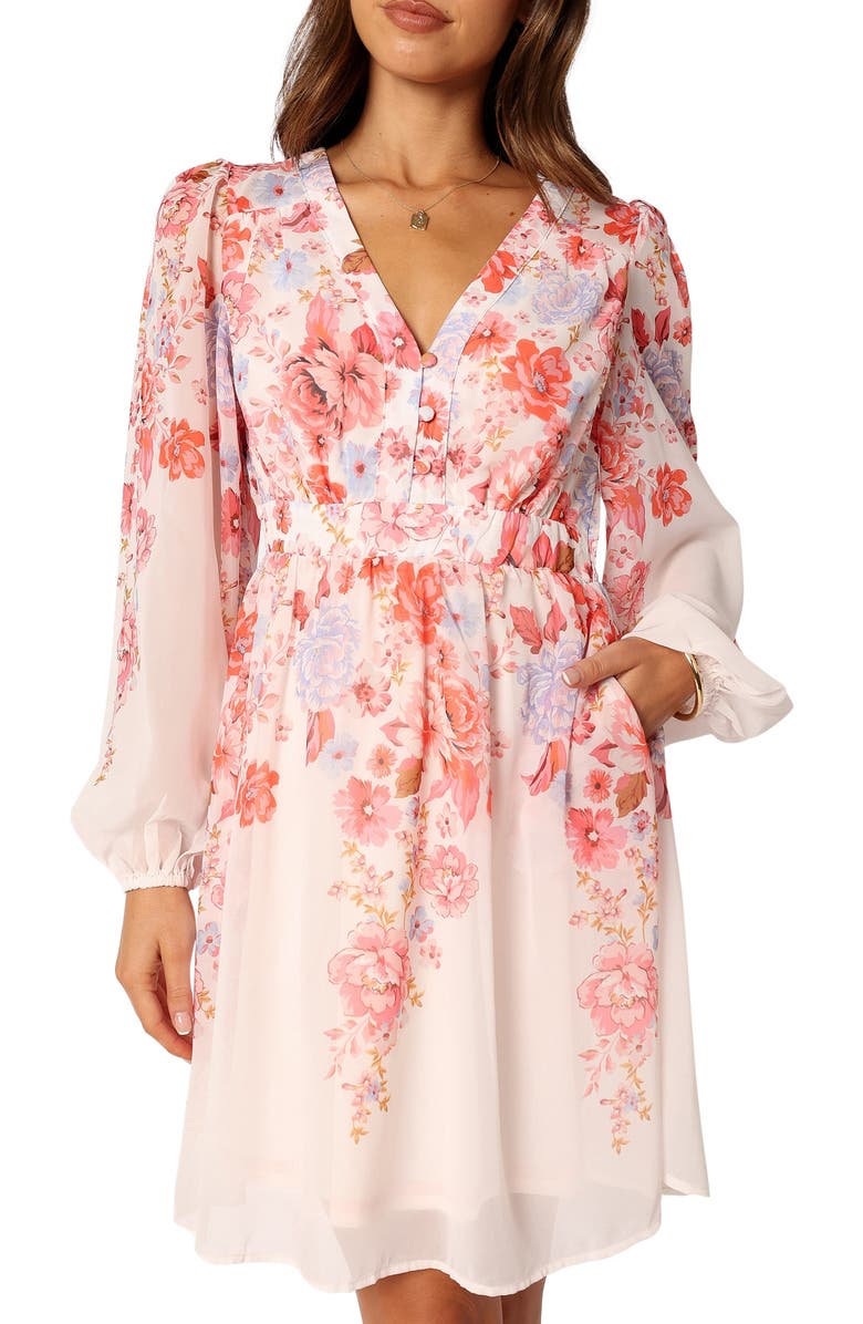 Petal & Pup Hattie Floral Print Long Sleeve Dress | Nordstrom