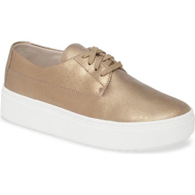 Eileen Fisher Prop Platform Sneaker- Metallic