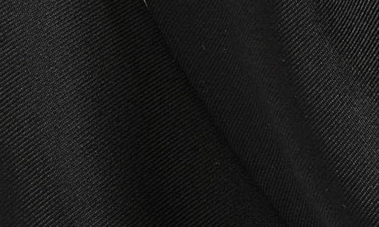 Shop Vince Stripe Silk Twilly Scarf In Black