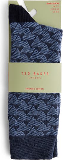 Ted Baker London Sokksev Geo Pattern Dress Socks