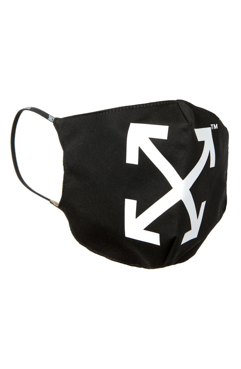 Off-White Arrow Logo Adult Reversible Face Mask | Nordstrom