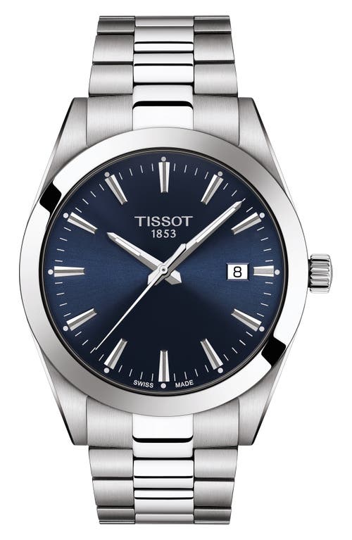 Tissot T-classic Gentleman Bracelet Watch, 40mm In Metallic