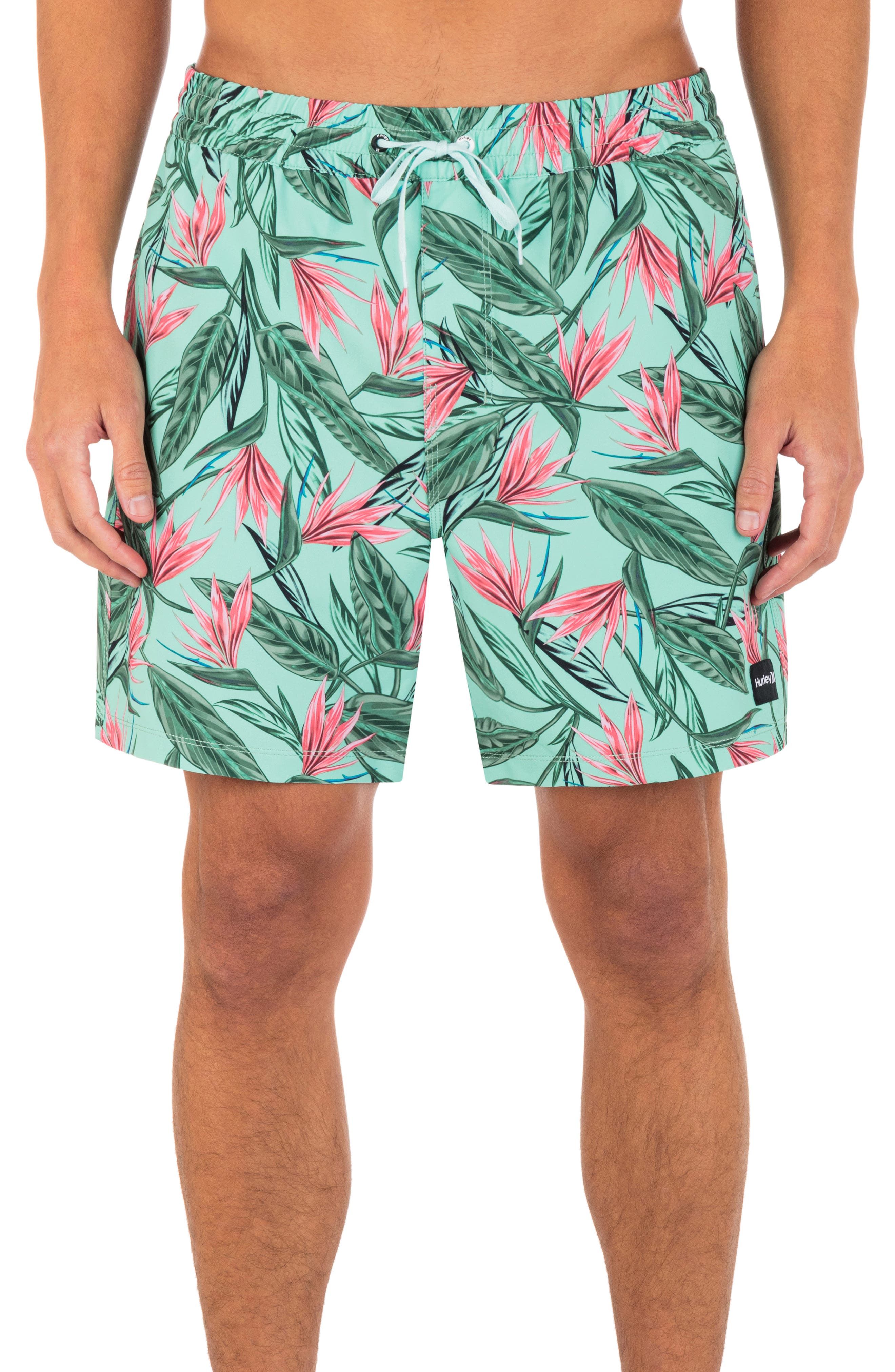 Mens Clothing Beachwear Boardshorts and swim shorts Moncler Synthetic Swim Trunks in Green for Men 