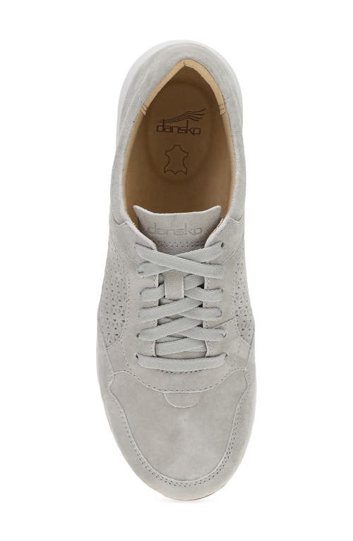 Dansko Catie Sneaker In Grey Suede