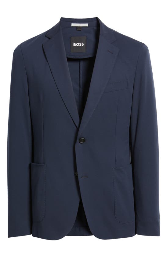 Shop Hugo Boss Hanry Sport Coat In Dark Blue