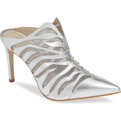 Matisse Mirror Pointy Toe Mule, Metallic