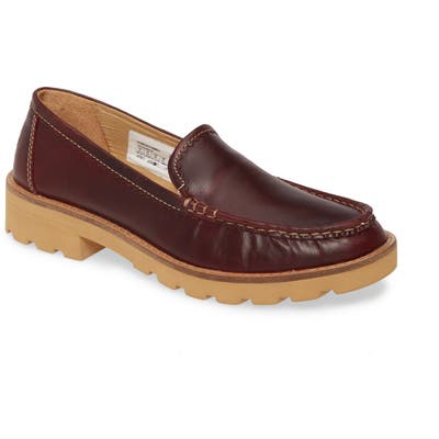 Sperry Authentic Lug Sole Loafer- Burgundy