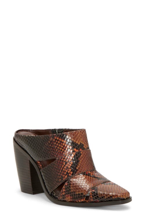 Shop Vince Camuto Aimie Square Toe Mule In Dusk Multi