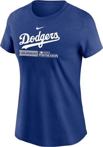 Nike Women's Nike Royal Los Angeles Dodgers 2023 Postseason Authentic  Collection Dugout T-Shirt
