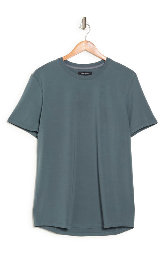 Kenneth Cole Crewneck T-shirt In Green