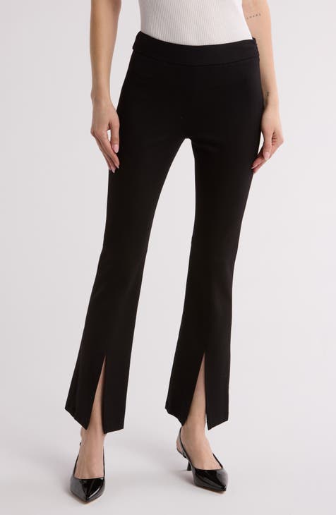 Sexyback Front Slit Flare Leg Pants