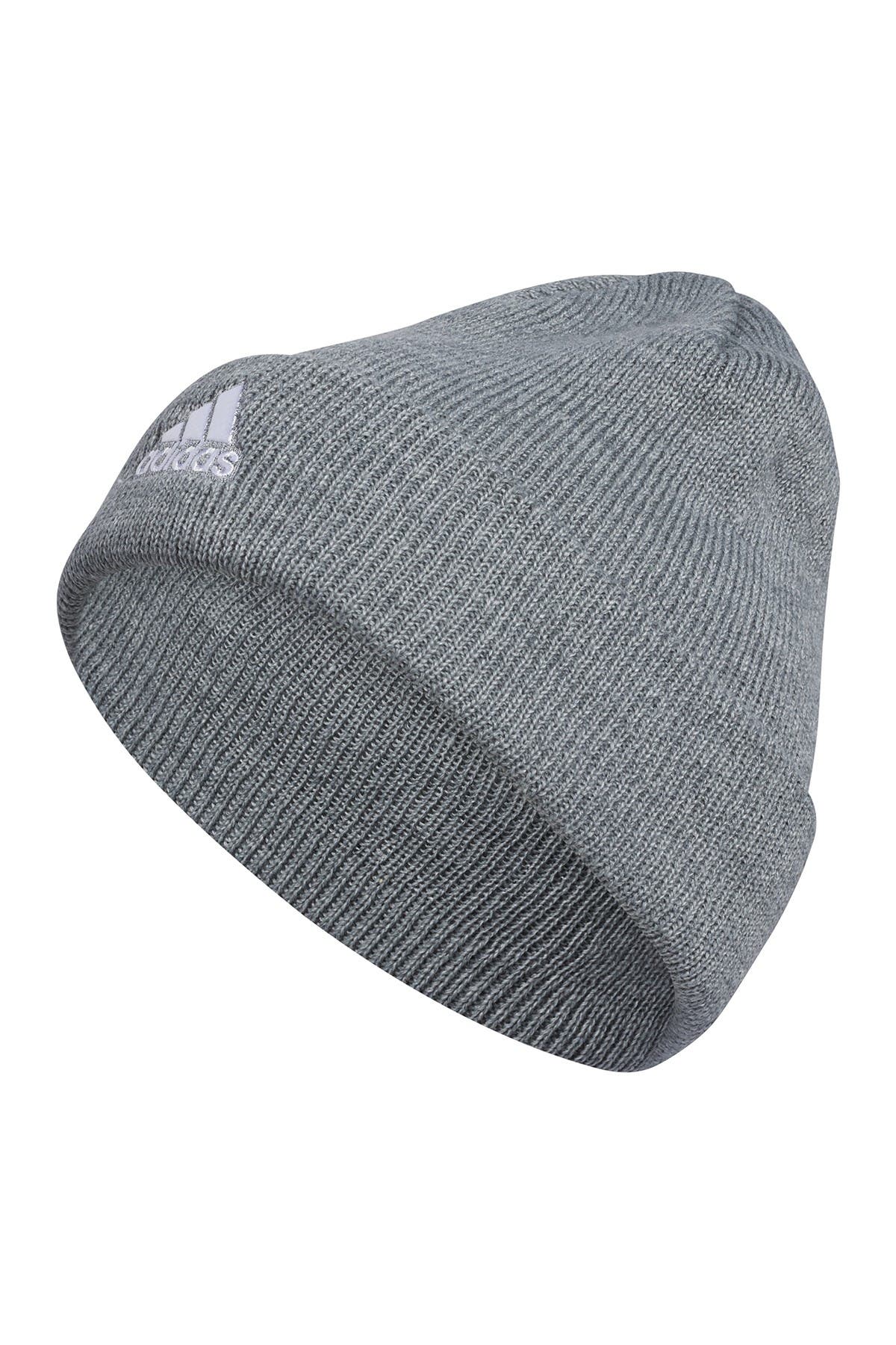 adidas grey beanie