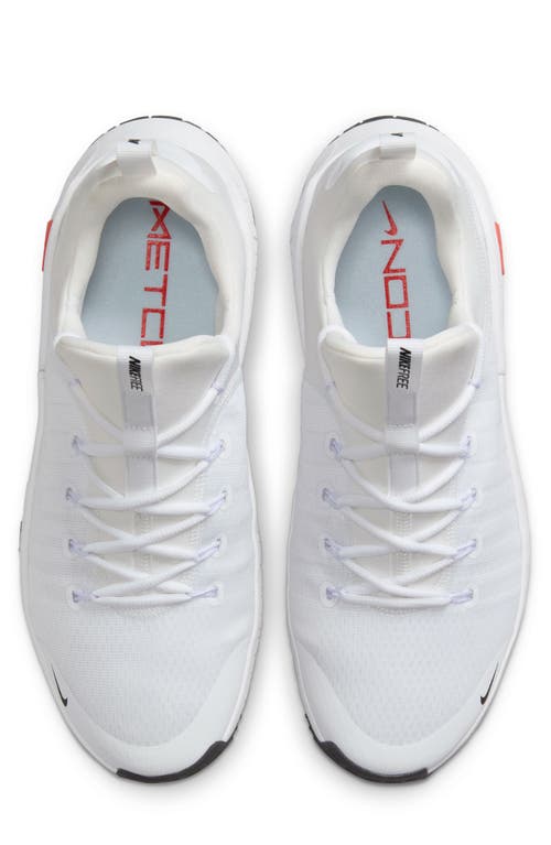 Shop Nike Free Metcon 6 Training Shoe In White/black/red