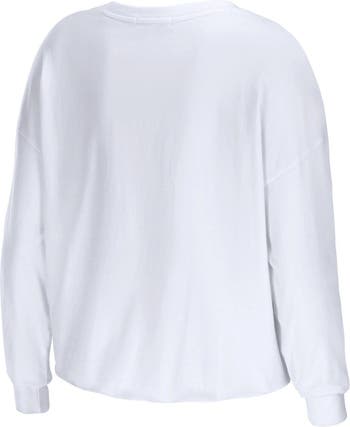 WEAR by Erin Andrews Tampa Bay Rays Front Tie T-shirt At Nordstrom in White