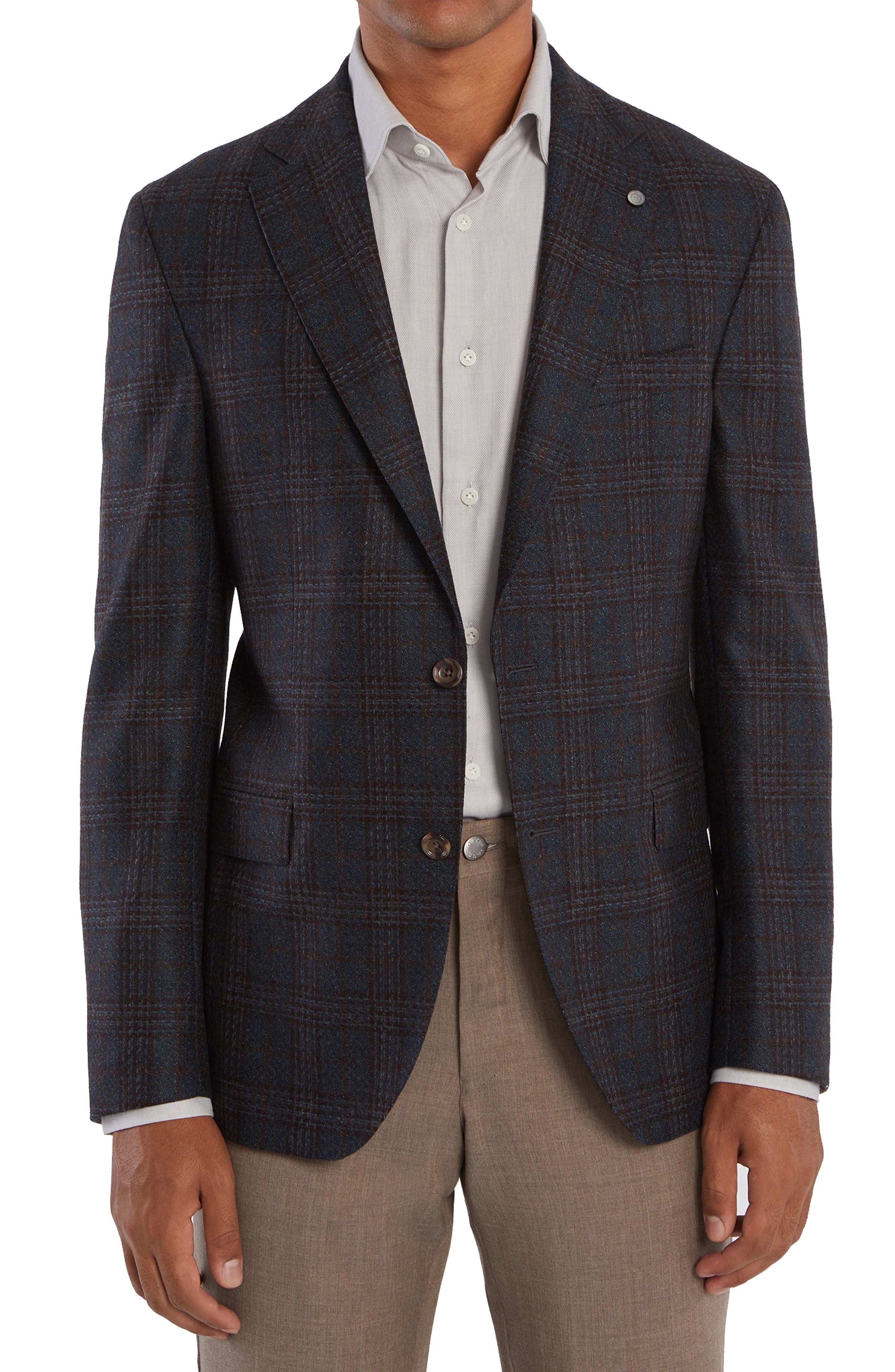 plaid sport coat mens