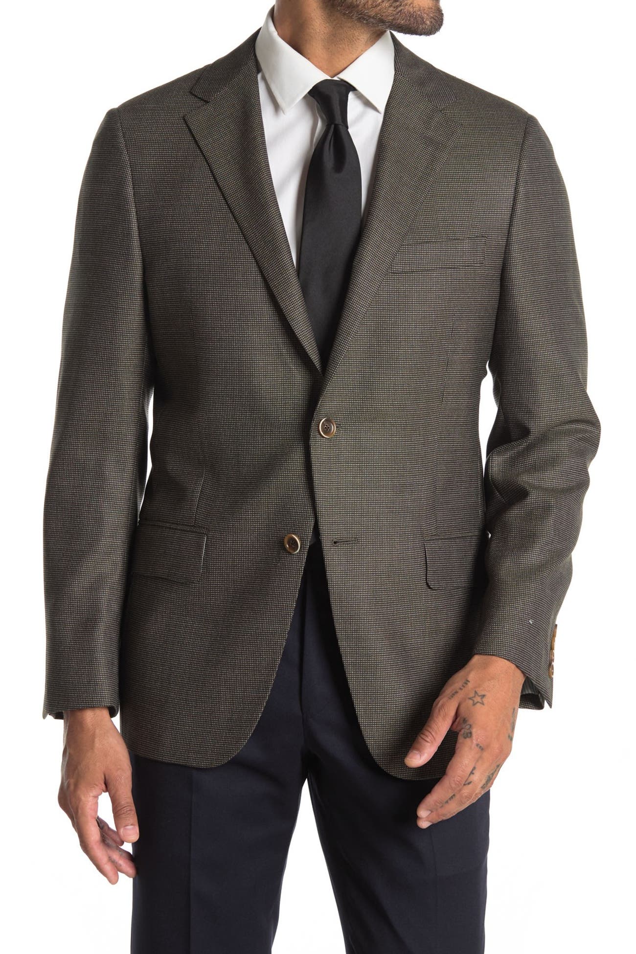 Hickey Freeman | Regular Fit Textured Suit Jacket | Nordstrom Rack
