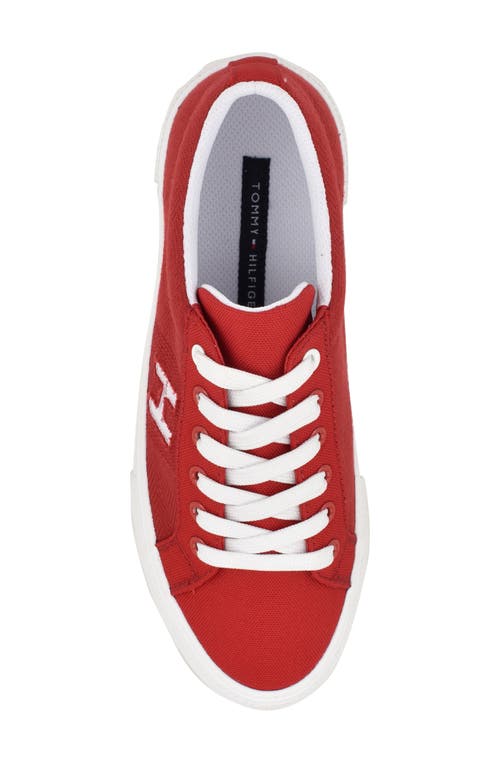 Shop Tommy Hilfiger Aconia Sneaker In Tropic Red