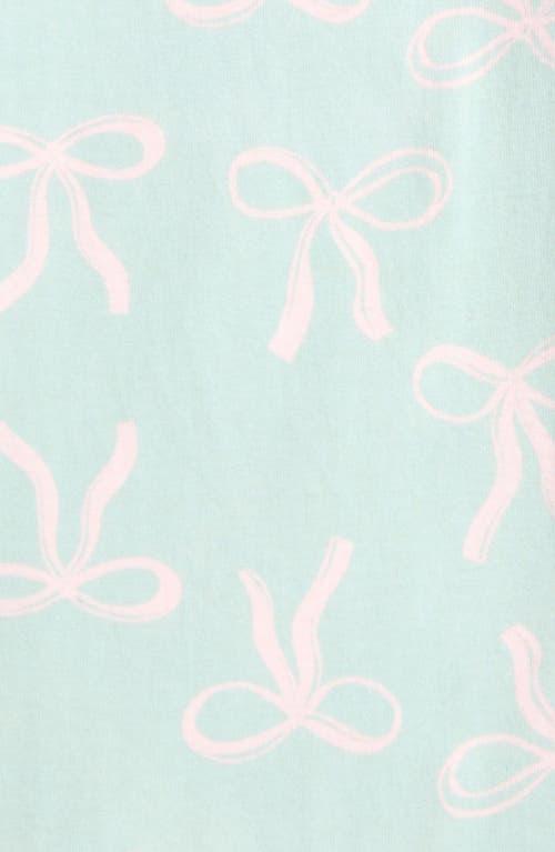NORDSTROM NORDSTROM KIDS' PRINT FITTED COTTON TWO-PIECE PAJAMA SET