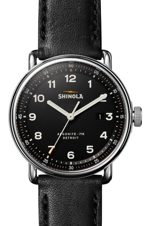 The Canfield Leather Strap Watch