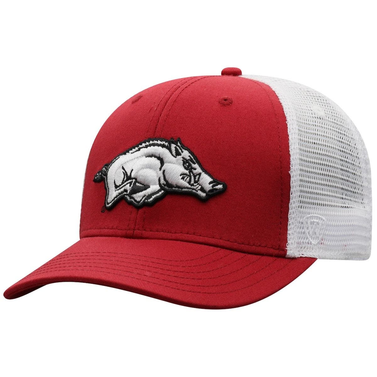 blaze orange arkansas razorback hat