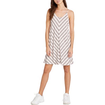 Volcom Have Another Stripe Dress, Ivory