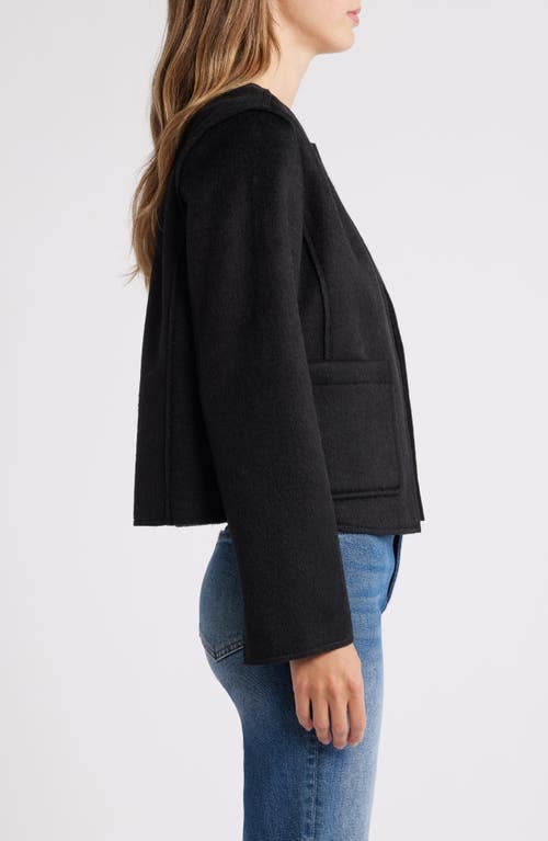 WIT & WISDOM WIT & WISDOM COLLARLESS CROP JACKET 