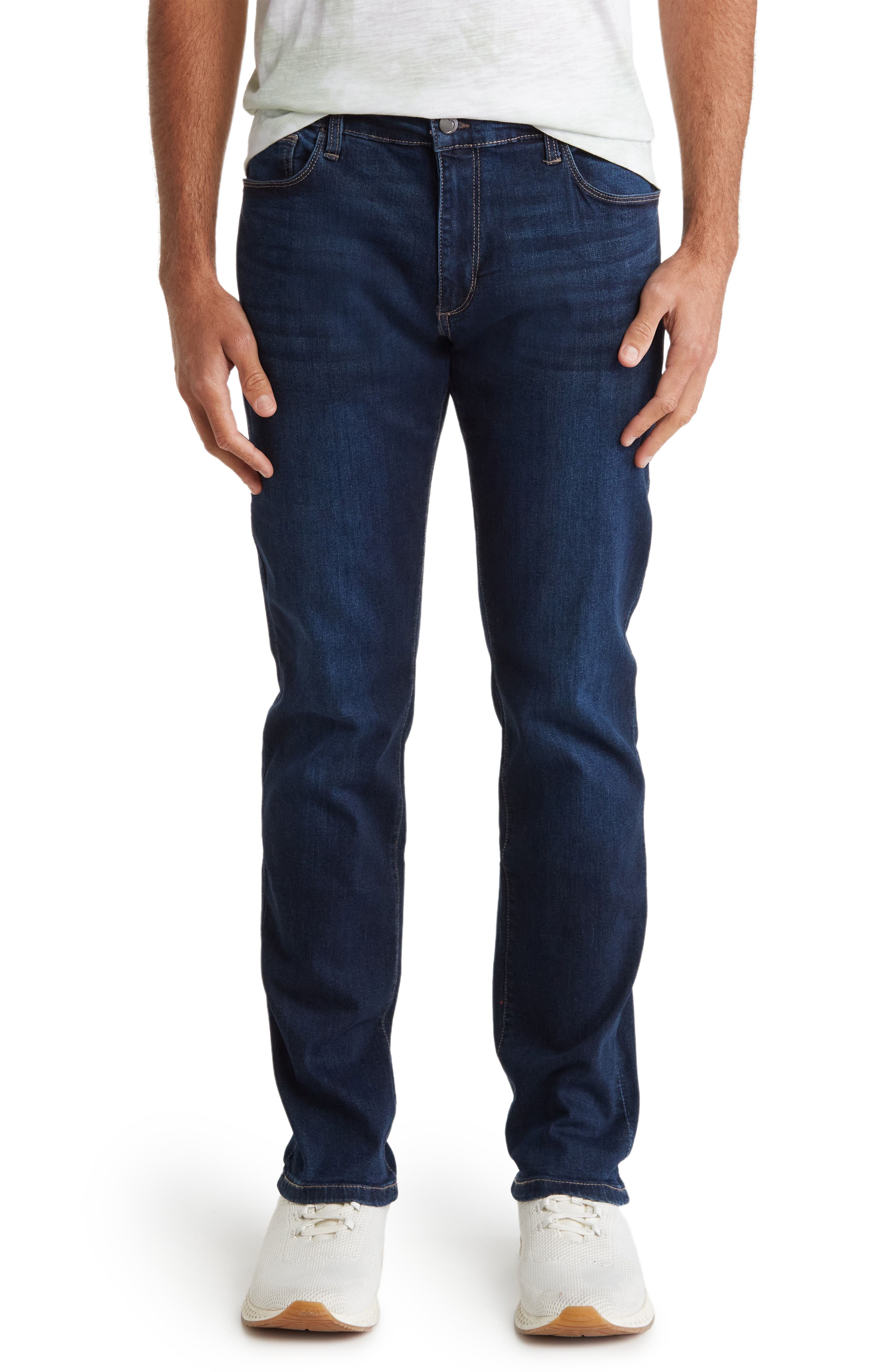 designer straight leg jeans