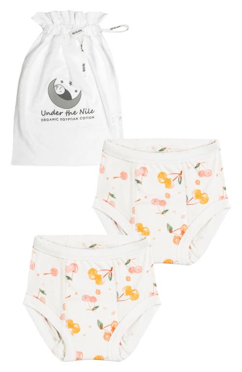 Under the Nile 2-Pack Organic Cotton Training Pants Set in Multi at Nordstrom