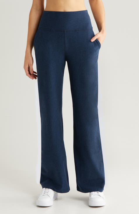 Women 100% Cashmere Pants New Soft Waxy High-Waist Knitted Female Wide Leg  Pants