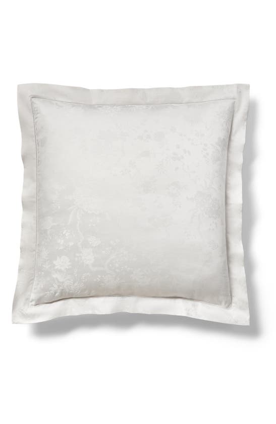 Polo Ralph Lauren Bethany Floral Jacquard Euro Pillow Sham In Parchment