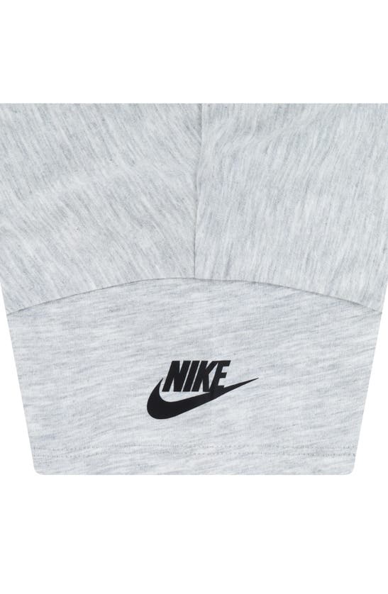 Shop Nike Kids' Cotton Graphic T-shirt In Grey Heather