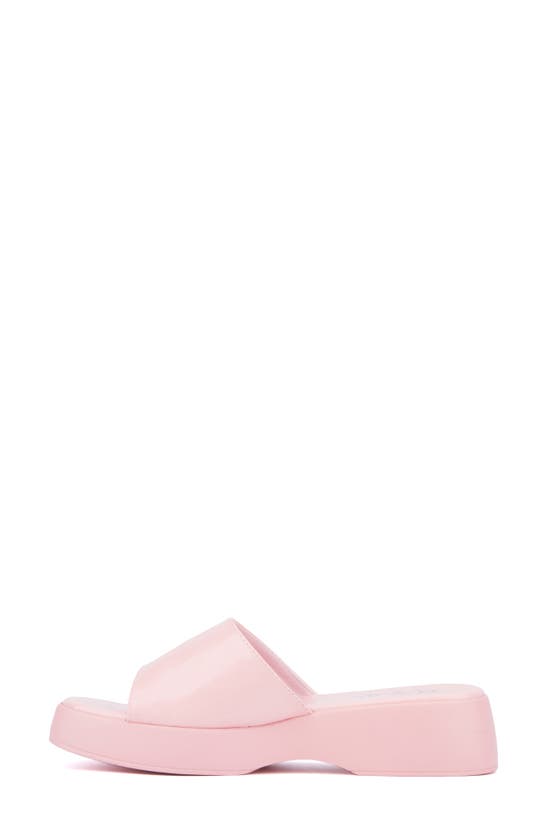 Olivia Miller Ambition Slide Sandal In Pink