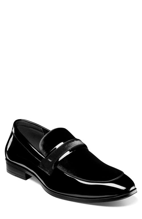 Stacy Adams Spratley Saddle Loafer in Black 