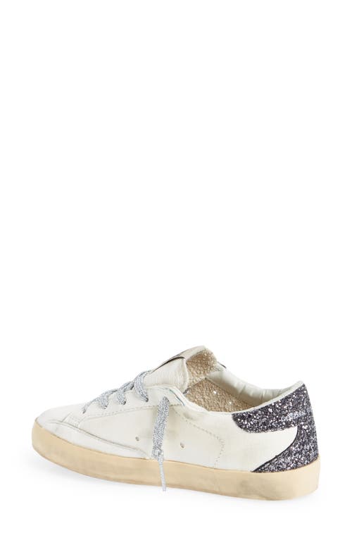 Golden Goose Kids' Super-star Low Top Sneaker In Cream/beige/dark Grey