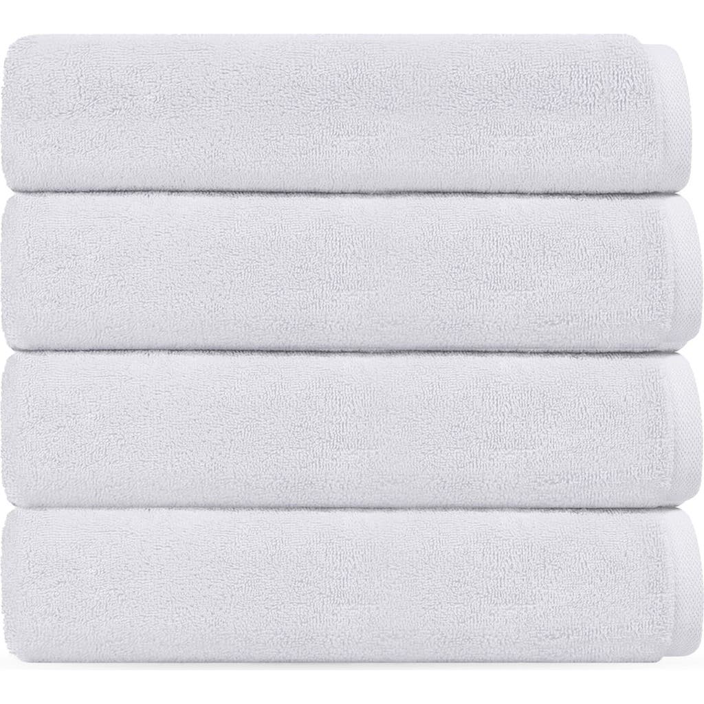 Shop Brooks Brothers Puresoft 4-piece Turkish Cotton Hand Towels In White